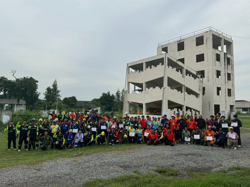 มูลนิธิร่วมกตัญญู-จัดส่งเจ้าหน้าที่เข้าร่วม-“การฝึกบรรเ