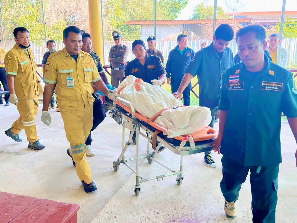 #ทีมสนับสนุน-ร่วมจัดการชันสูตรร่างผู้เสียชีวิตจากเหตุกา