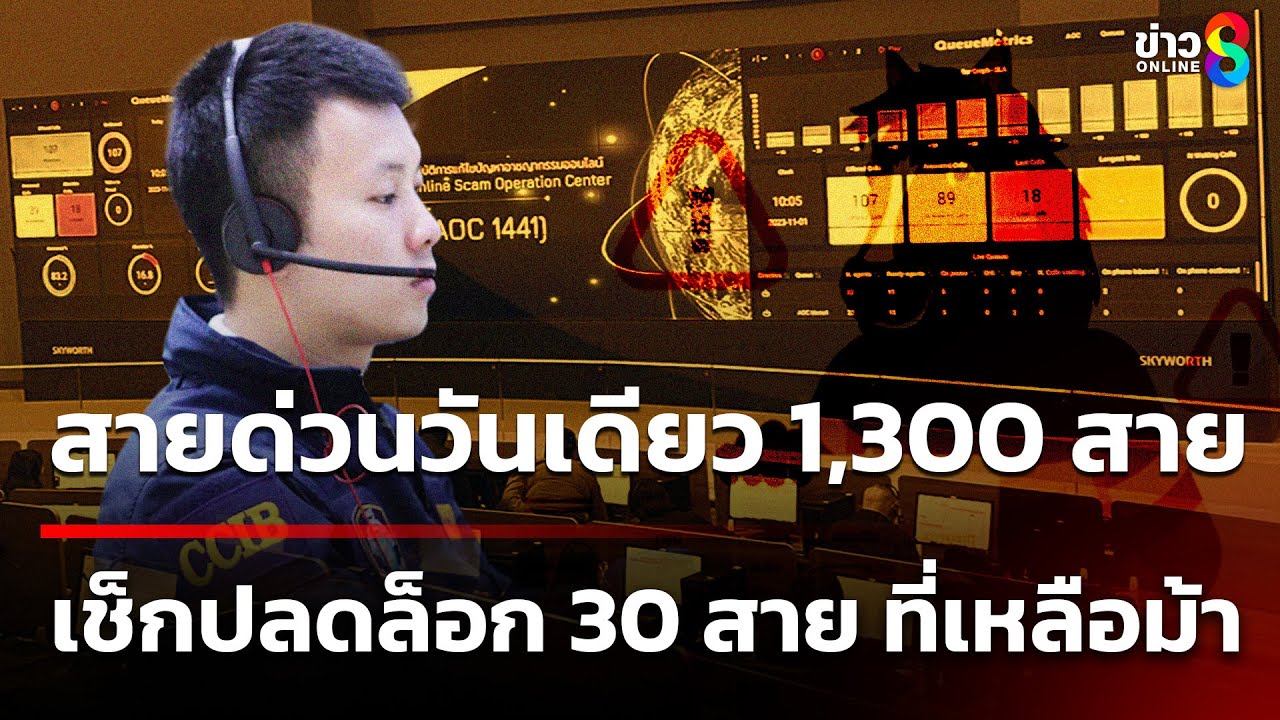 “ดีอี”-เผยสายด่วนเข้า-1,300-สาย-เช็กแล้วปลดล็อกแค่-30-ส