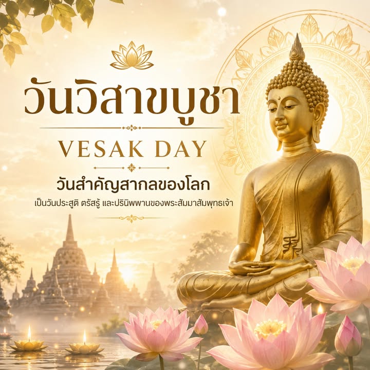 วันวิสาขบูชา-วันสำคัญสากลของโลก-เป็นวันประสูติ-ตรัสรู้