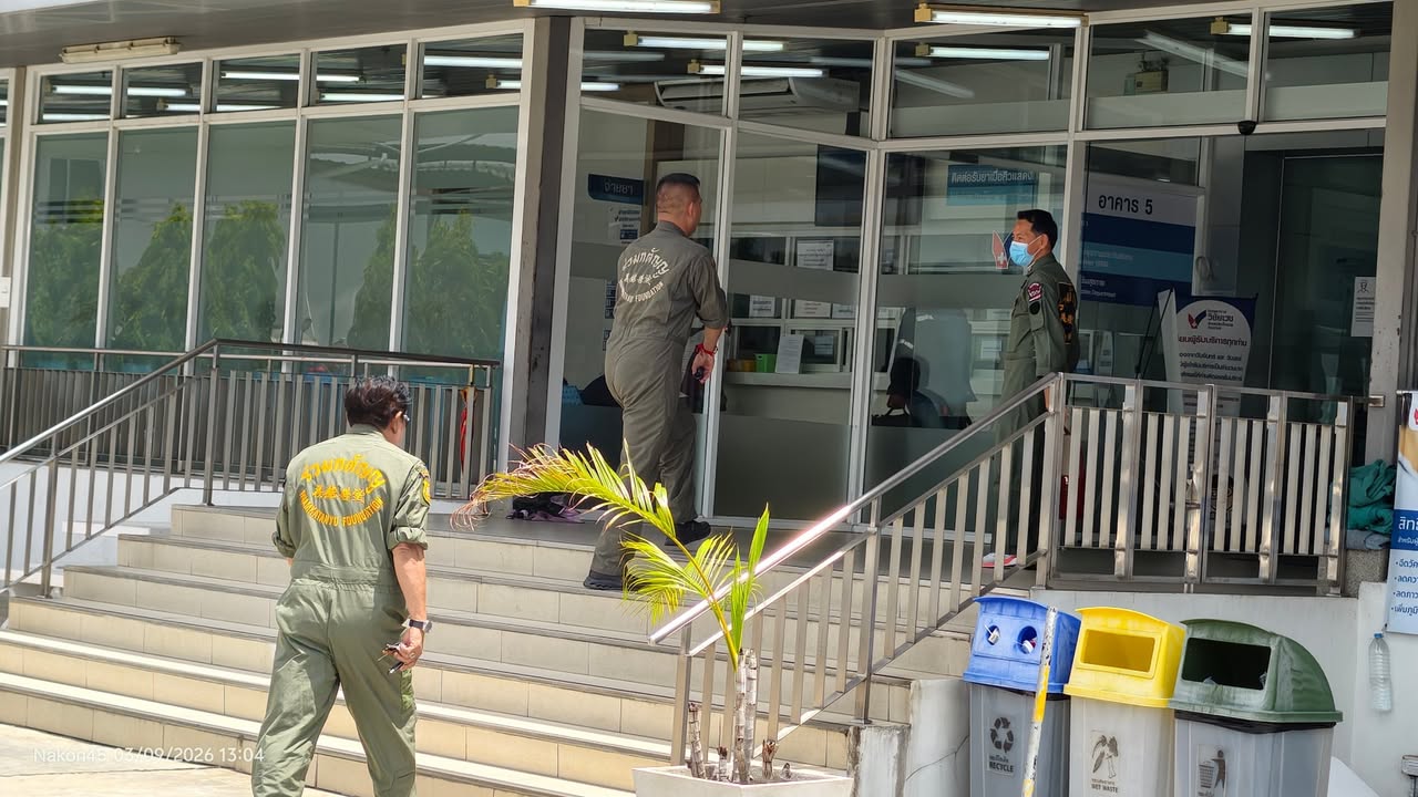 ร่วมส่งความห่วงใยส่งกำลังใจให้อาสาฯ-ถูกอุบัติเหตุชนซ้ำซ
